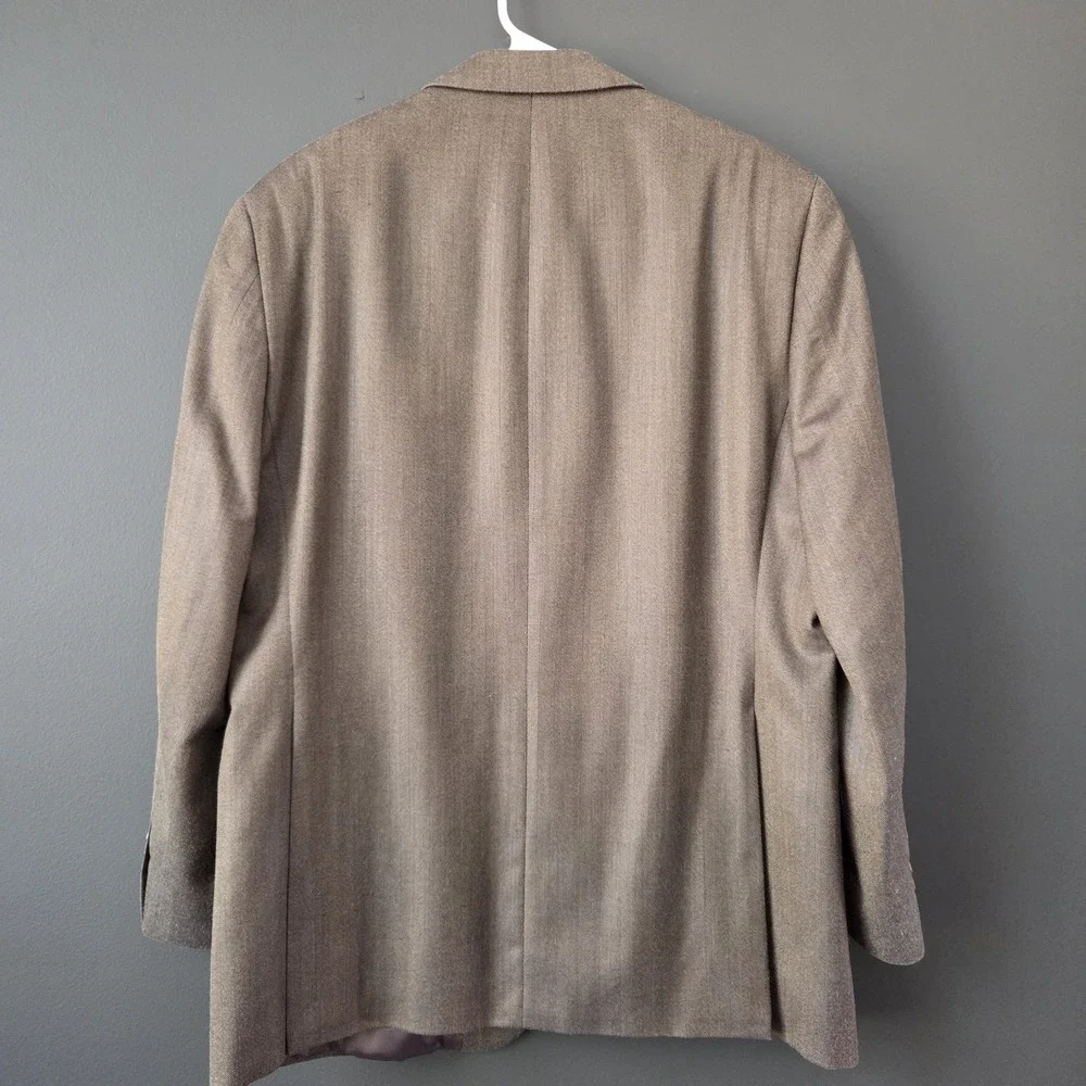 Ralph by Ralph Lauren Men's 42R Wool and Silk Brown Sport Coat Blazer‎ Jacket